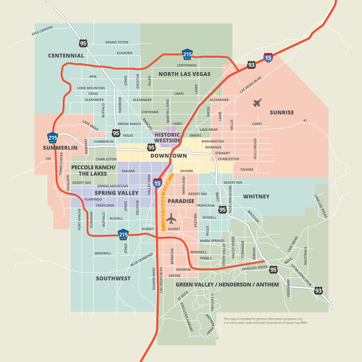 რუკა, Las Vegas, Nevada