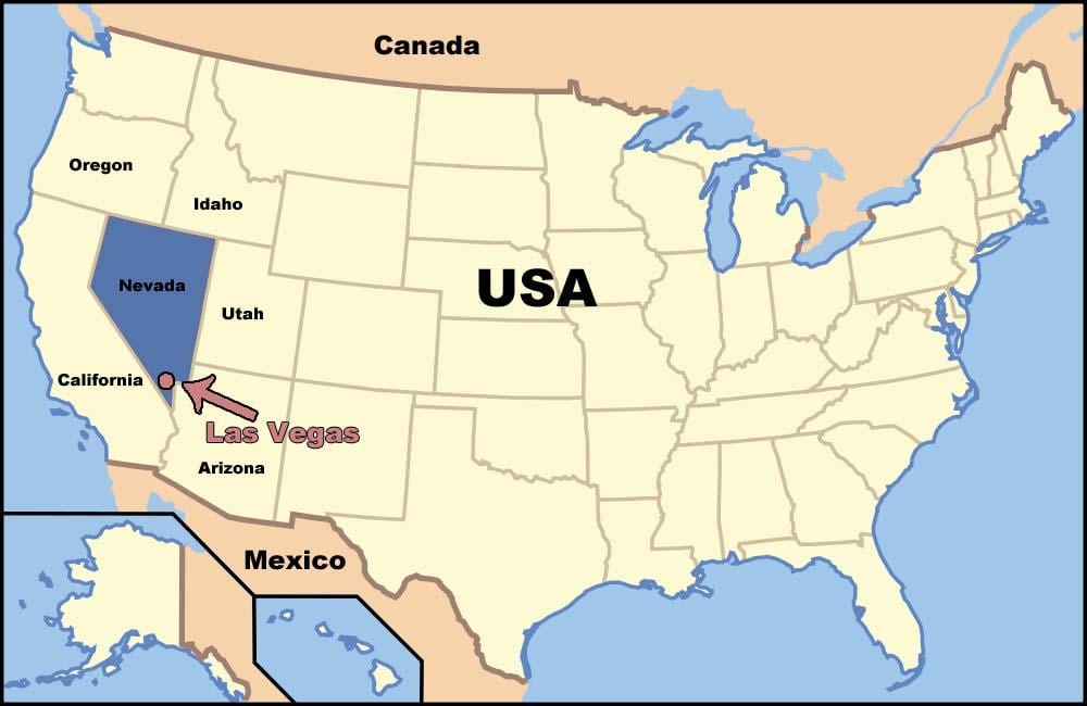 Las Vegas ჩვენს რუკაზე